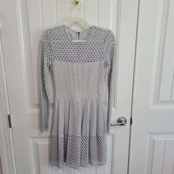 NWT BCBGMAXAZRIA HAZE KYLA A-LINE LONG-SLEEVE DRESS SIZE XS - Picture 4 of 6